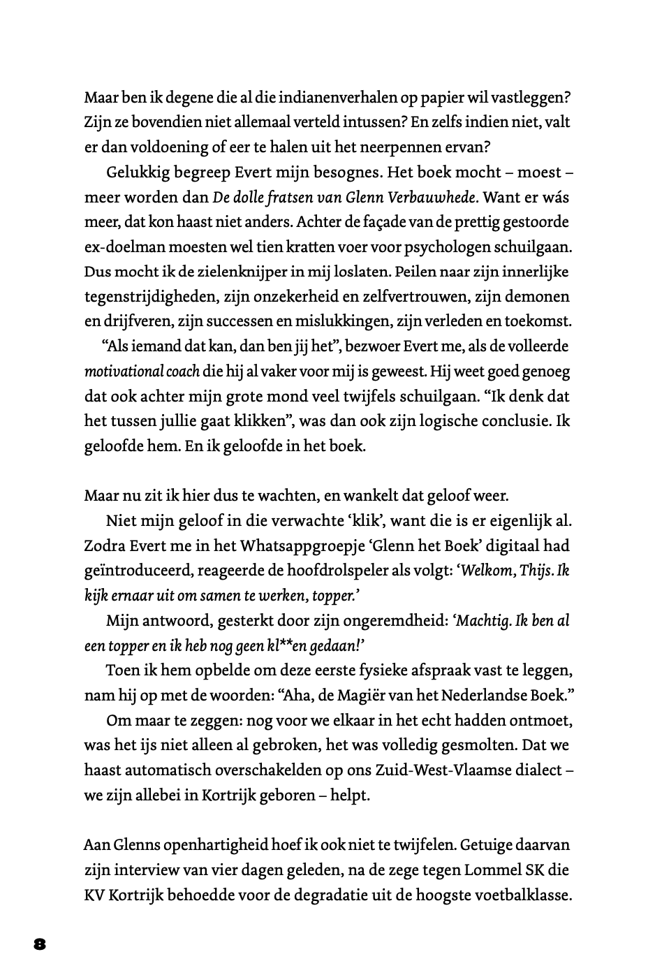 KAMIKAZE - Glenn Verbauwhede, keeper met twee kanten (3DE DRUK)