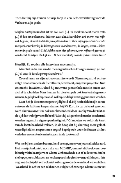 KAMIKAZE - Glenn Verbauwhede, keeper met twee kanten (3DE DRUK)